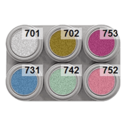 Grimas schmink palet Pearl 6 (glitter)